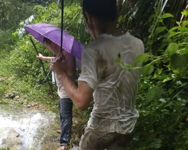 汗水和雨水交织的诗句