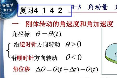 角动量守恒定律