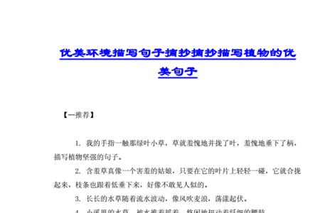 2年级数学读本优美句子摘抄