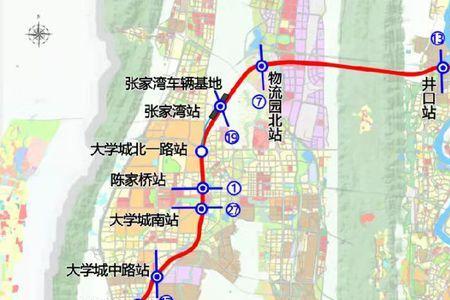 重庆轨道交通25号线详细站点