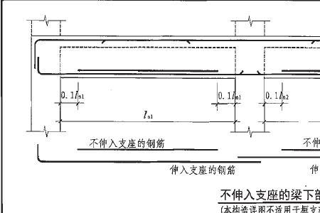 大跨度梁底筋搭接方法