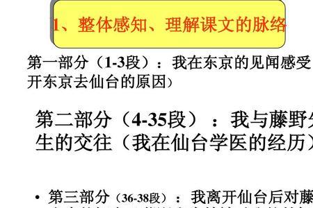 概括藤野先生为我做的4件事