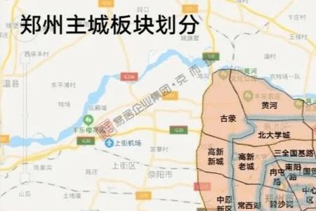 郑州市行政区域划分图最新