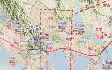 汕汕高铁途经线路