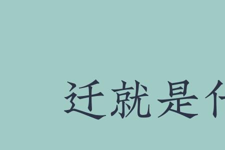 将就我是什么意思