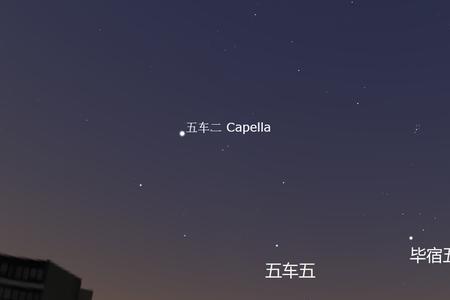 7月初西北方向比较亮的星星