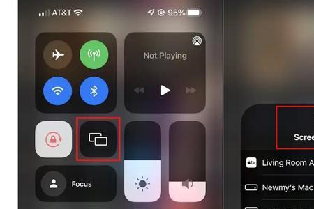 苹果屏幕镜像找不到电视