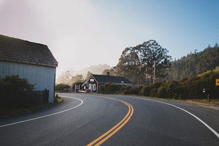 表示美丽的道路