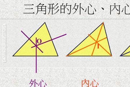 三角形的外心是什么的焦点。