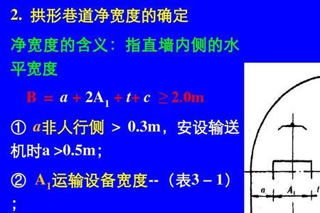 煤矿井下巷道断面怎样计算的