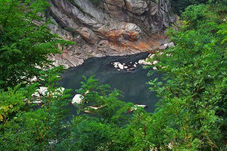 青岛崂山山泉水水源地