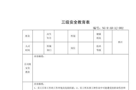 三级安全教育自我鉴定怎么写