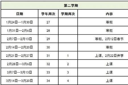 2021小学秋季开学时间