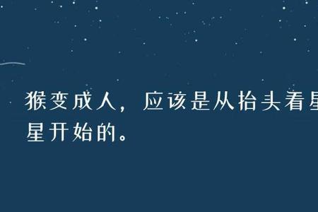 抬头仰望星空的勇气什么寓意