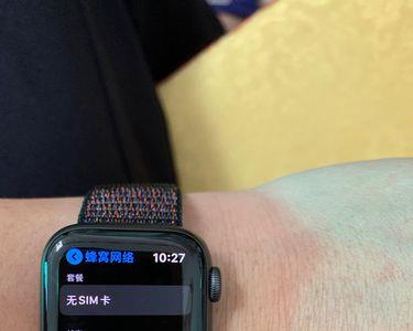 applewatch蜂窝图标是白色的怎么办