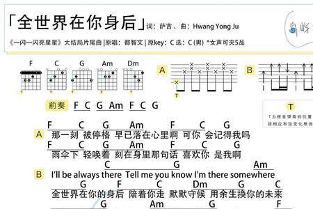 我多想站在你身后歌词