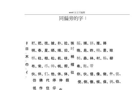 和泽字偏旁相同的