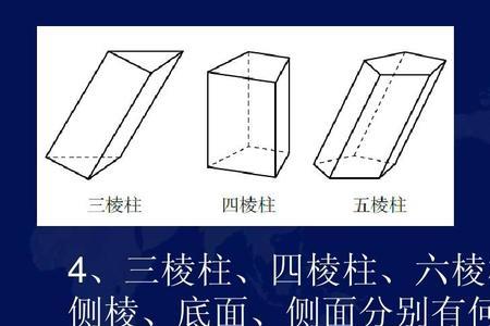 三棱柱其他三个面的关系