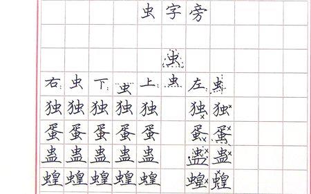 带，虫子庞字有那些