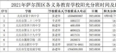 大庆铁中几点放学