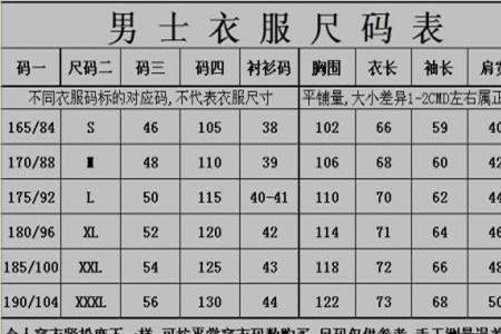 衣服上胸围100a是多少