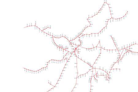 京新铁路线路图详细图