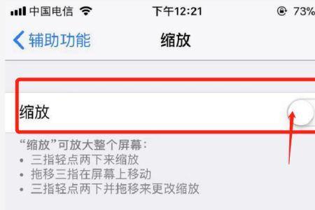 苹果手机屏幕放大了怎么恢复