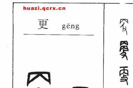 点字的演变过程图片