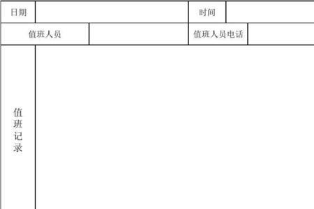 学校值班什么意思