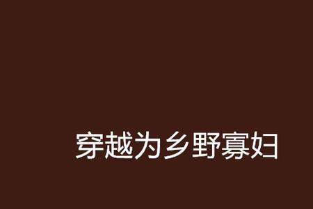 乡野春风类型的小说