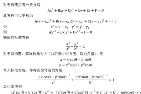 椭圆中的焦定比公式