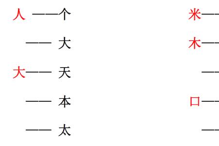 一个字减一个字变新字