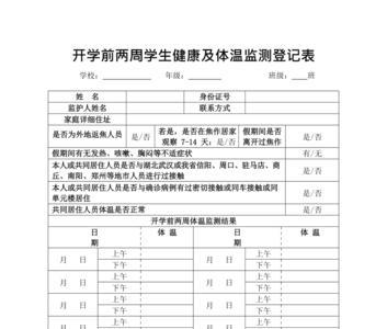 陕西成考健康状况监测表怎么填