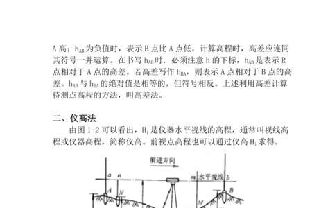 高程用什么字母表示