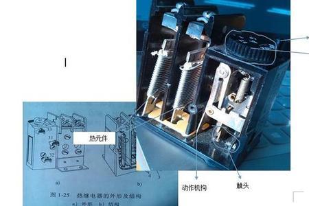 热保护继电器调节盘a表示什么