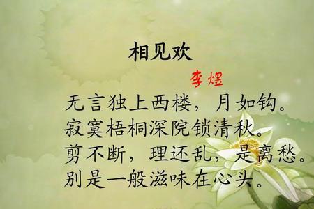 西楼什么意思