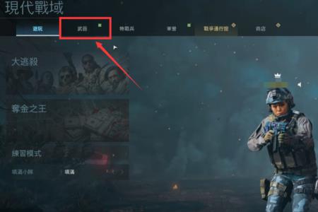 cod2战区武器检视按什么