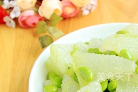 冬瓜炒毛豆为什么会有点酸