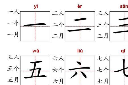 双字田字格正确写法