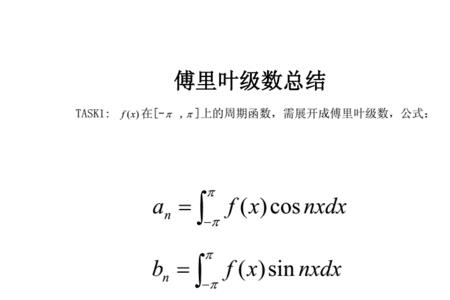 常见函数的傅里叶变换