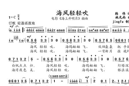 苦涩的海风歌曲