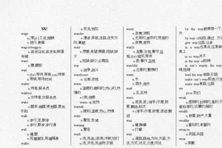 w开头且后面是or的单词有哪些