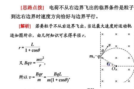 回旋加速器最大速度公式推导