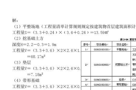 工程量计算的一般步骤有哪些