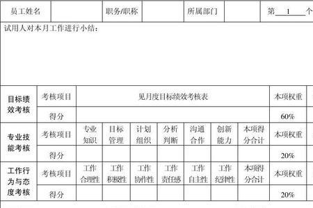 管理岗试用期负多少责任