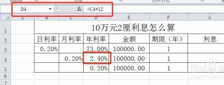 月息2厘9年化是多少