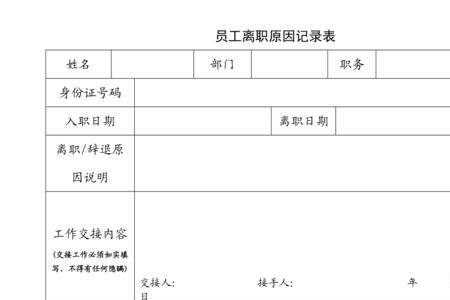 员工签了离职申请表就生效吗