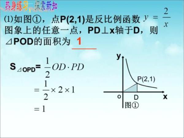 反比例函数k与象限的关系