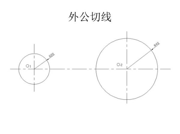 同心圆的公共切线有几条