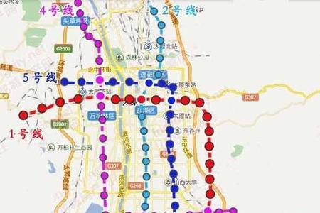 太原地铁3号线详细站点位置图